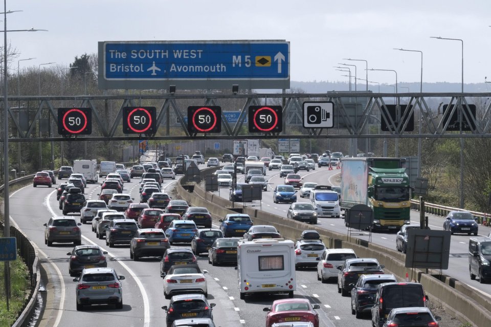 The closure will affect drivers' access to the M5 outside Bristol