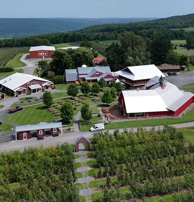 Beak and Skiff Apple Orchards in LaFayette, New York, was named the 'best apple orchard in America' by USA Today this month