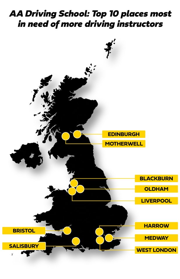 The UK’s largest driving school needs an additional 300 instructors to keep up with demand