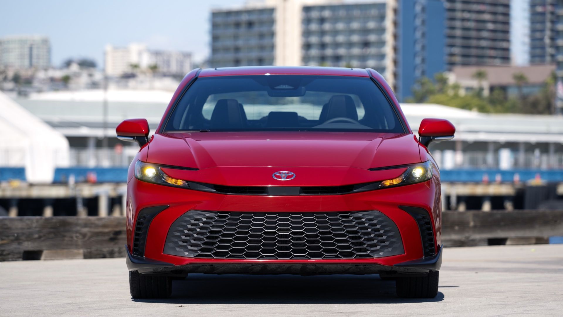 Front shot of a 2025 Toyota Camry AWD