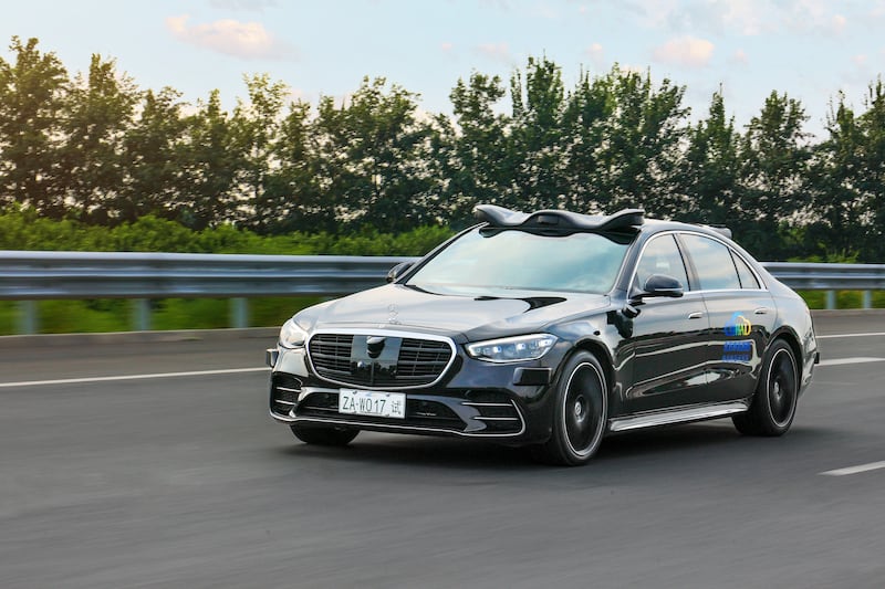 Mercedes self-driving car