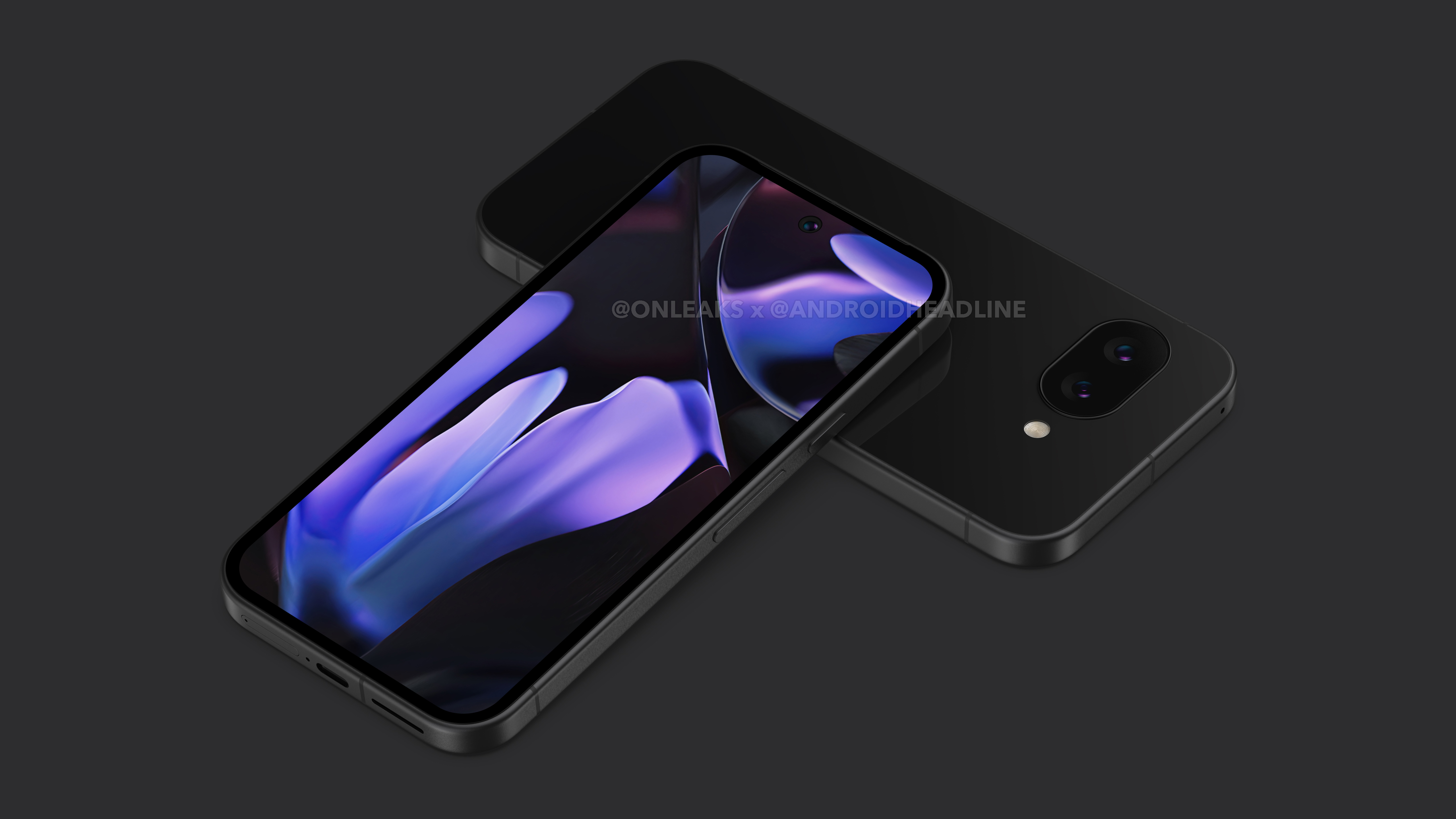 Android Headlines / @OnLeaks leaked renders of the Google Pixel 9a