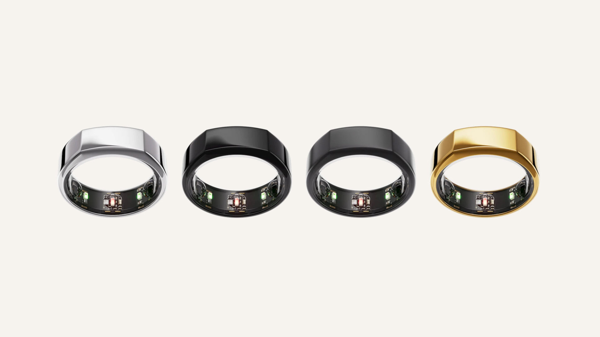 Oura Ring 3 Heritage models are available in silver, black, stealth, and gold.