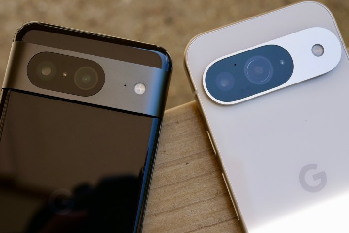 The Google Pixel 8 and Google Pixel 9's cameras.