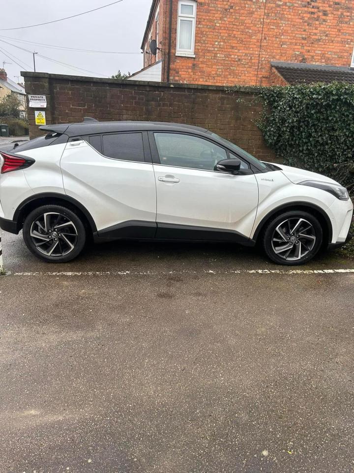 The car is a Toyota CHR, worth £30,000 when new but purchased second-hand for £14,000