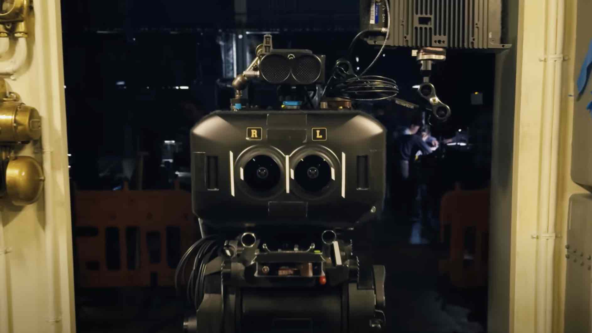 A camera capable of capturing Apple Immersive Video as seen in the 'Submerged' teaser trailer.