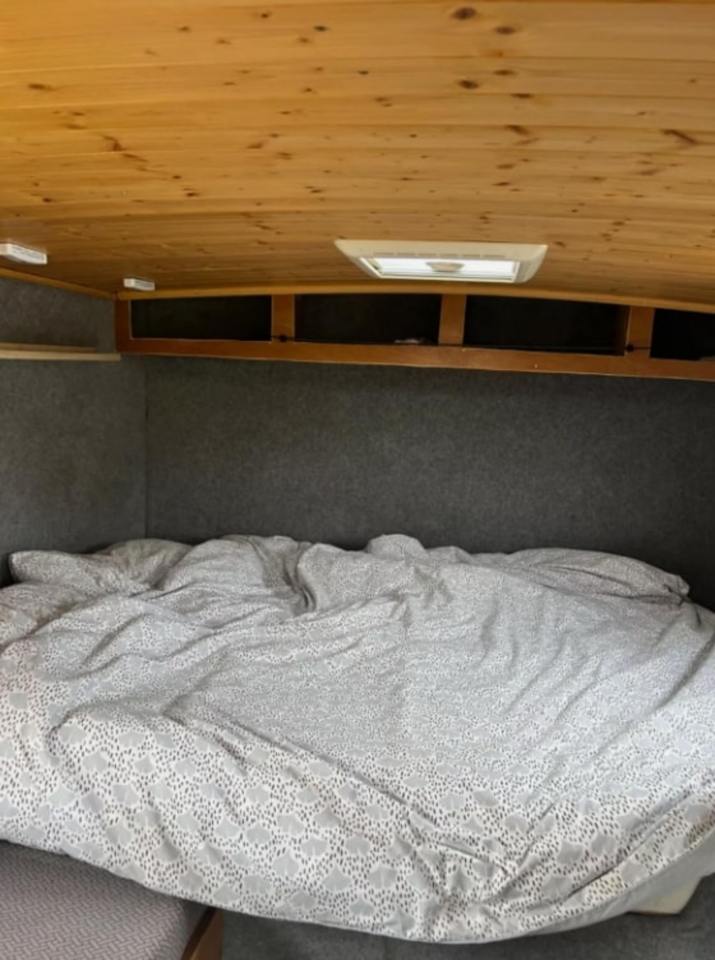 The ex-military truck bedroom