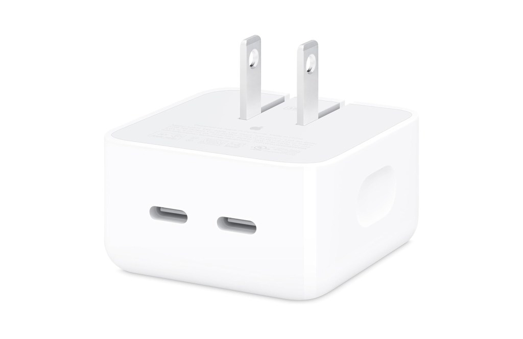 Apple 35W Dual USB-C Port Compact Power Adapter