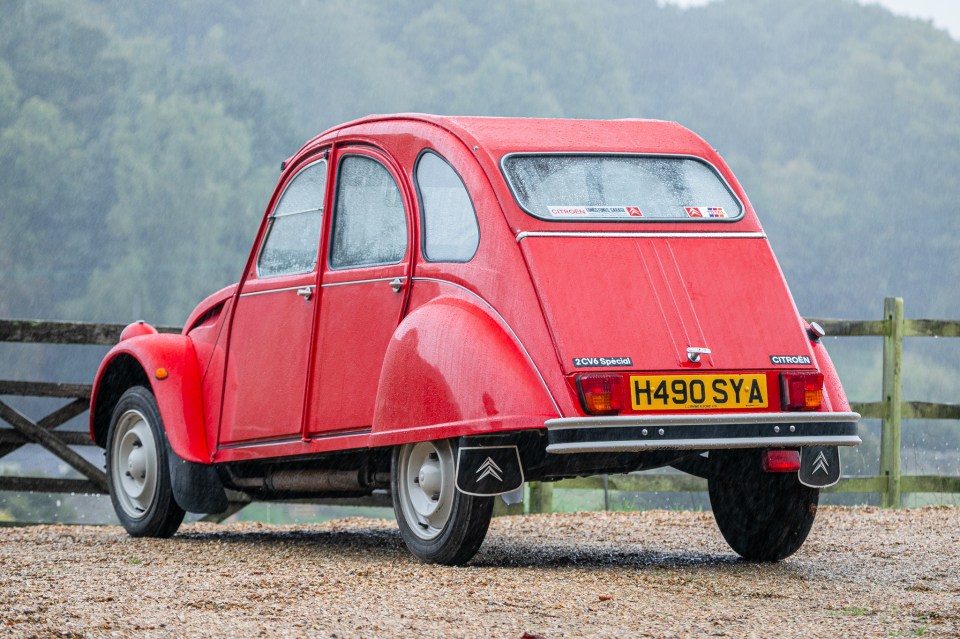 The red Citroen has now been put up for sale and has been tipped to go at auction for £20,000