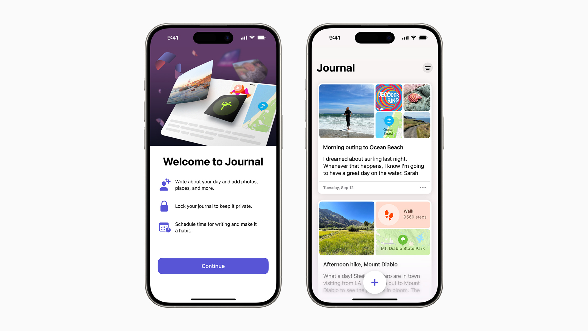 Apple Journal app