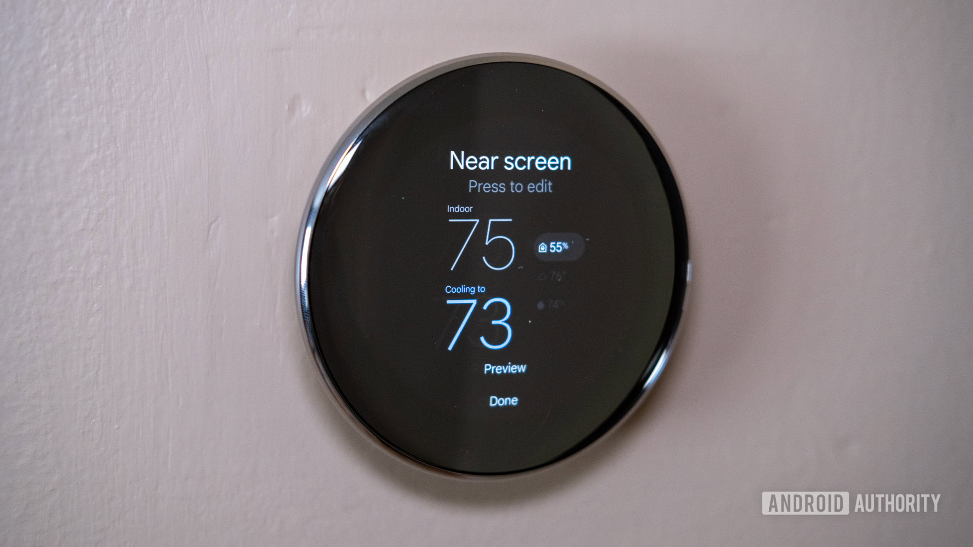 nest thermostat gen 4 screen configuration