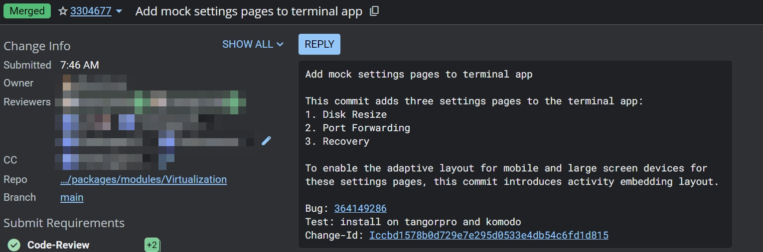 AOSP patch to add settings to Terminal app