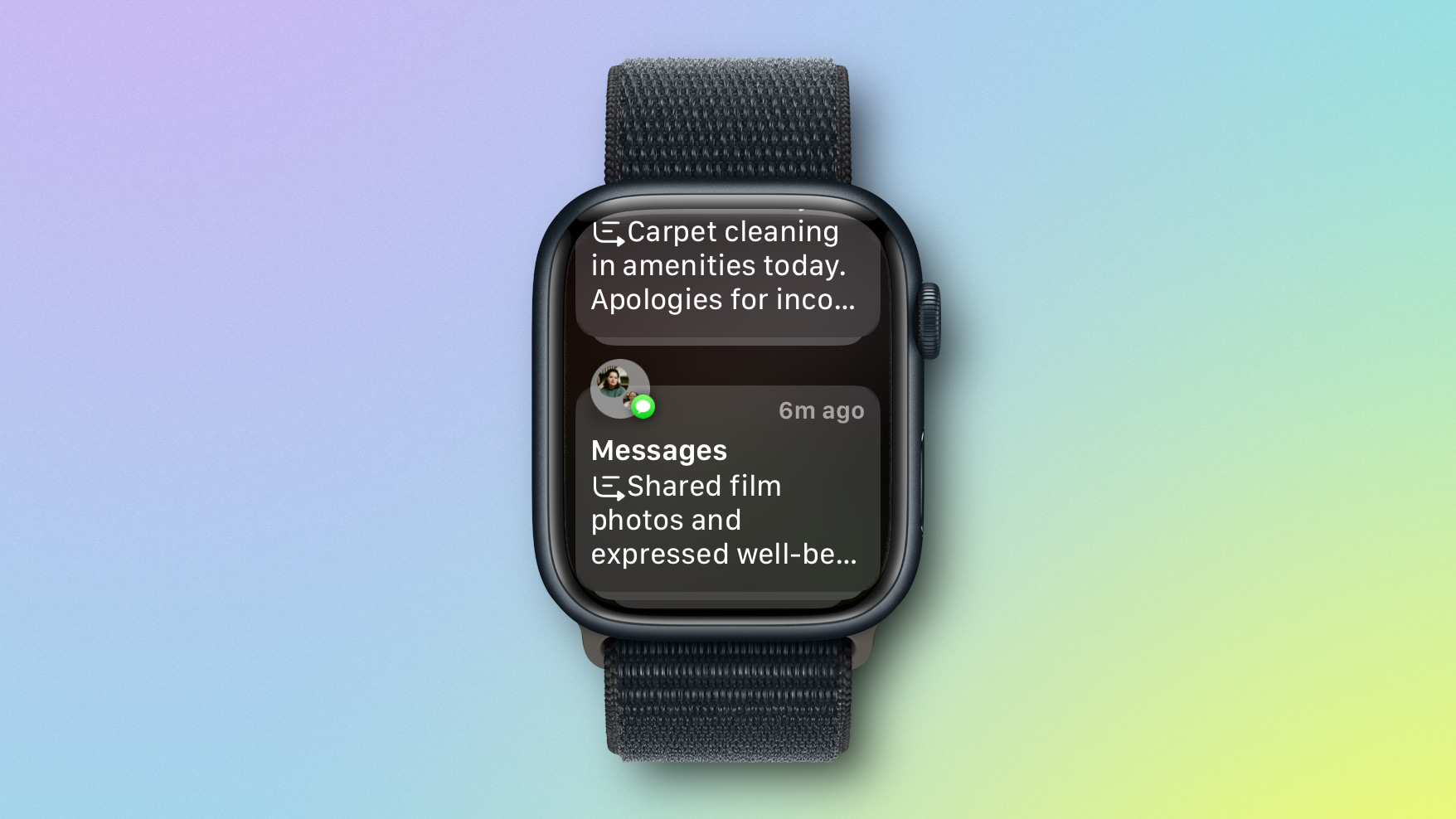 Apple Intelligence notifications Apple Watch