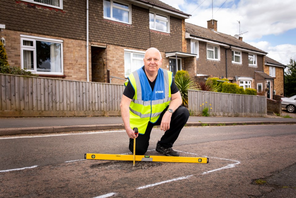 Mark Morell, a.k.a Mr Pothole,shared his tips to make local councils fix potholes