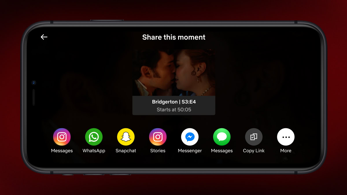 Netflix Moments share still