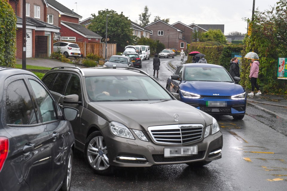 Residents are angry with drivers of cars at school drop off and pick up times with parents sometimes blocking their residential road