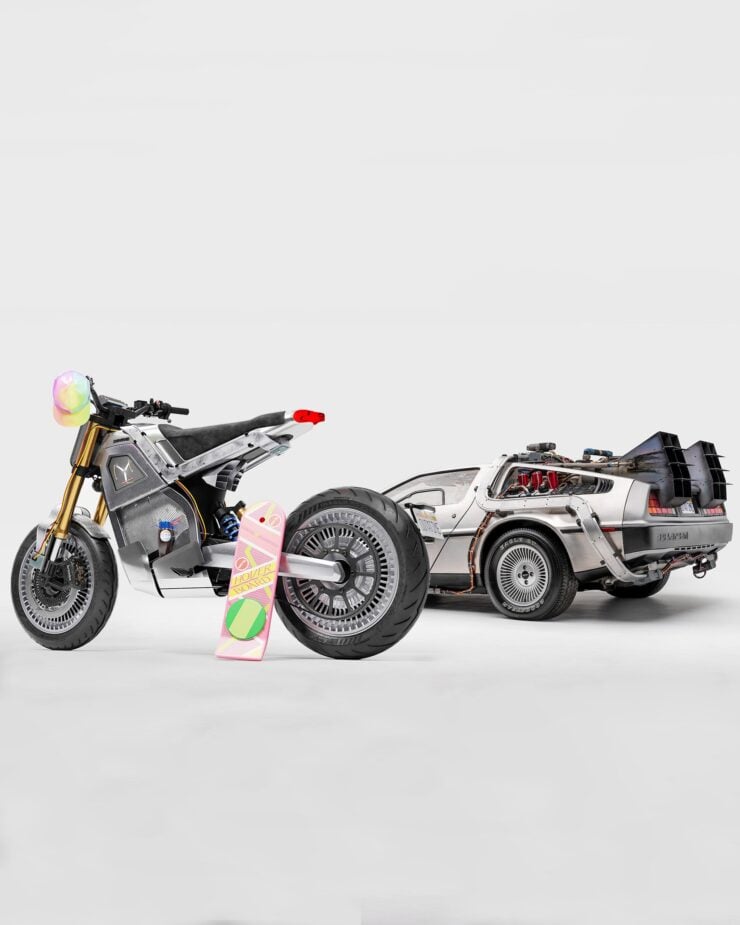 DAB 1α Back to the Future DeLorean Electric Motorcycle 11