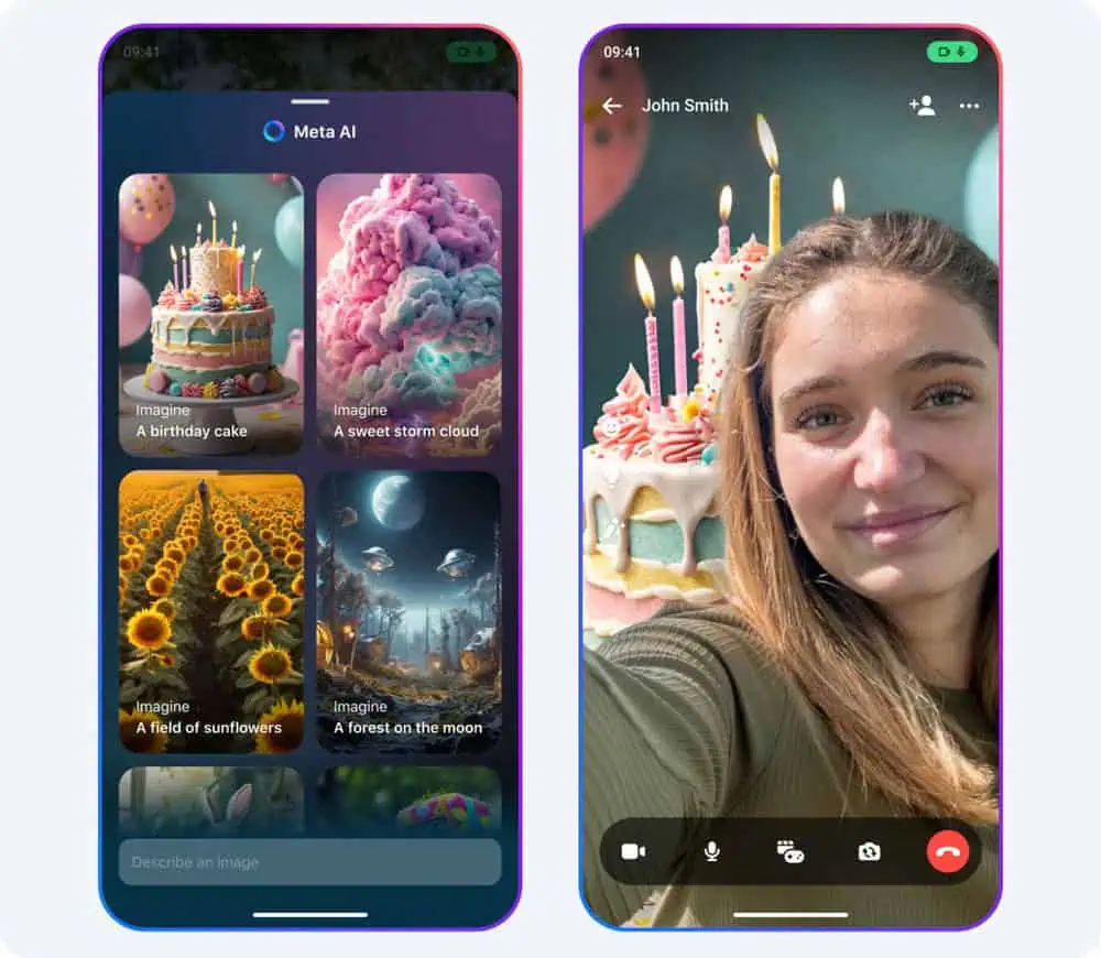 Messenger Video Calling AI Backgrounds