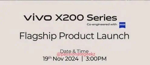 Vivo X200 series alleged global launch date