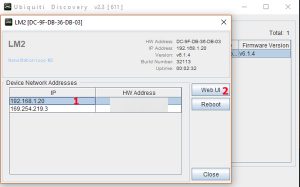 ubiquiti device discovery tool subnet