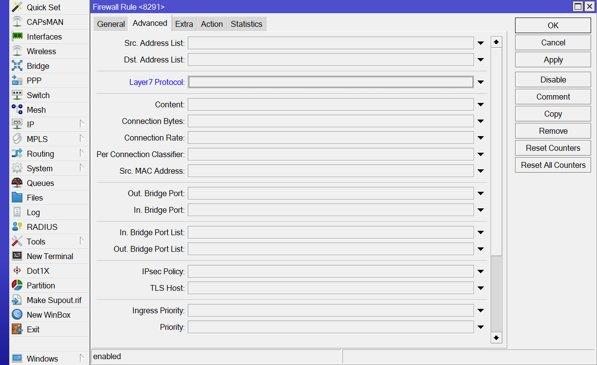 firewall-advanced Mikrotik firewall advanced