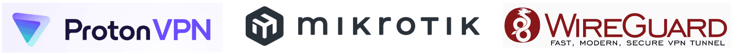 protonvpn-wireguard ProtonVPN op MikroTik