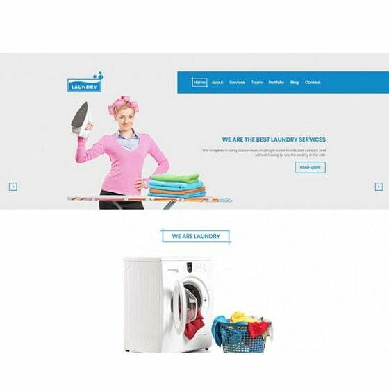 Laundry – HTML Template