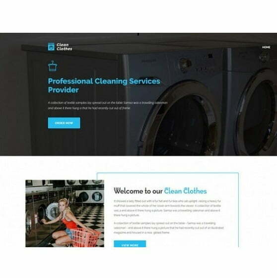 Laundry Services – HTML Template