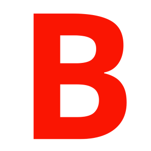 B