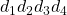 d_1d_2d_3d_4