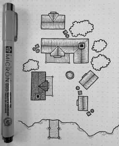 Tutorial: how to draw a fantasy village map - Paths Peculiar