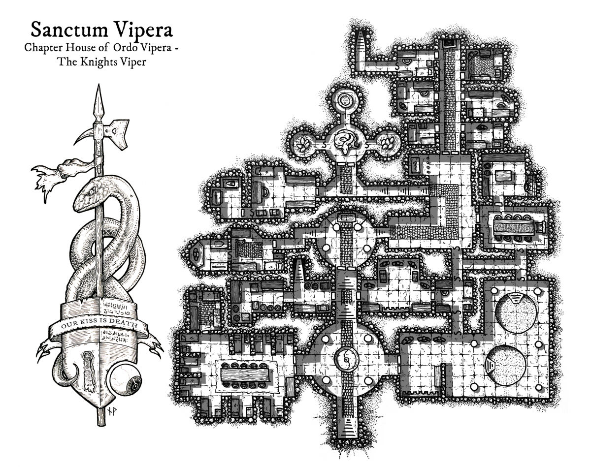 Sanctum Vipera – chapter house of the Knights Viper