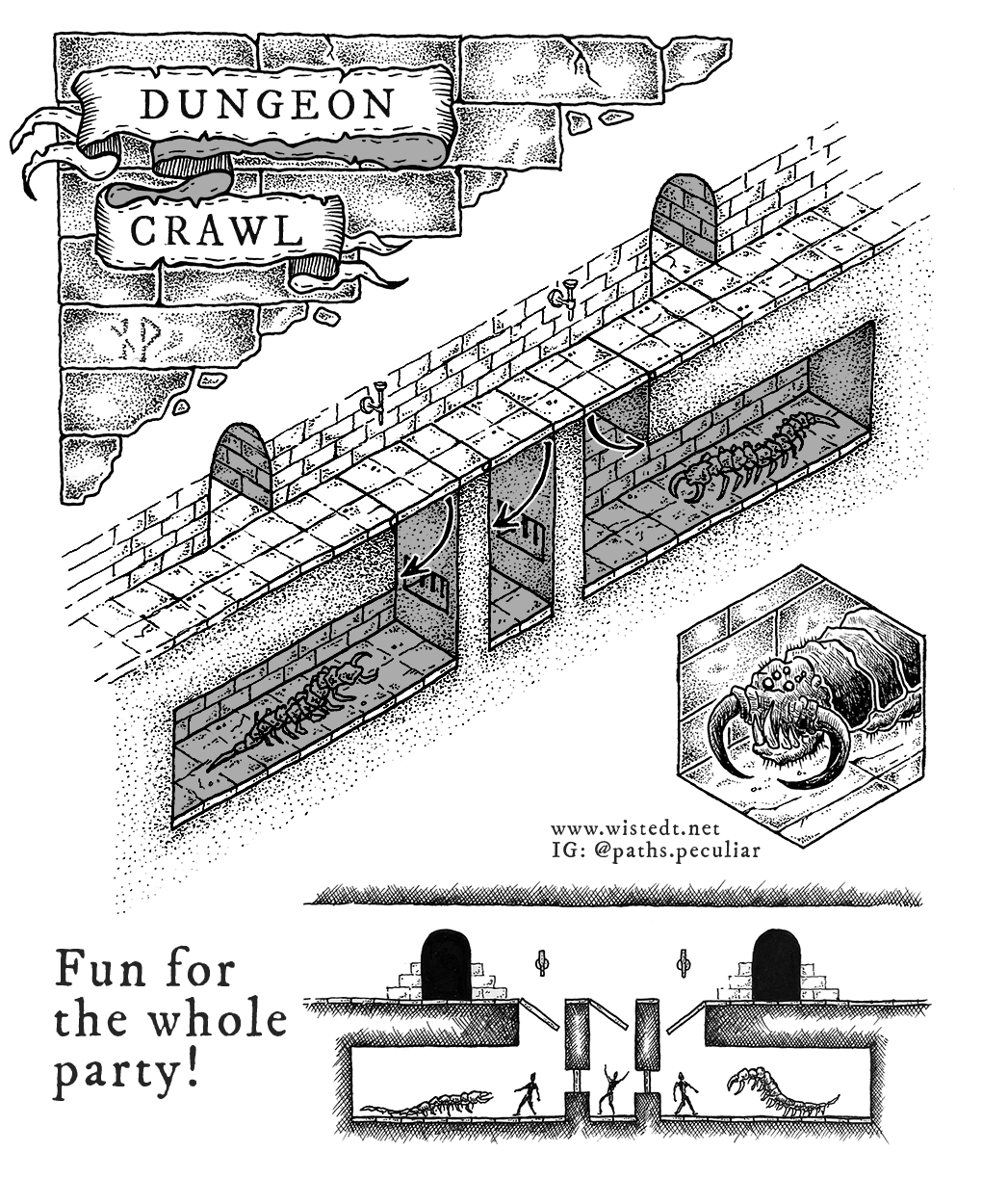 Dungeon Crawl – a creepy crawly dungeon trap