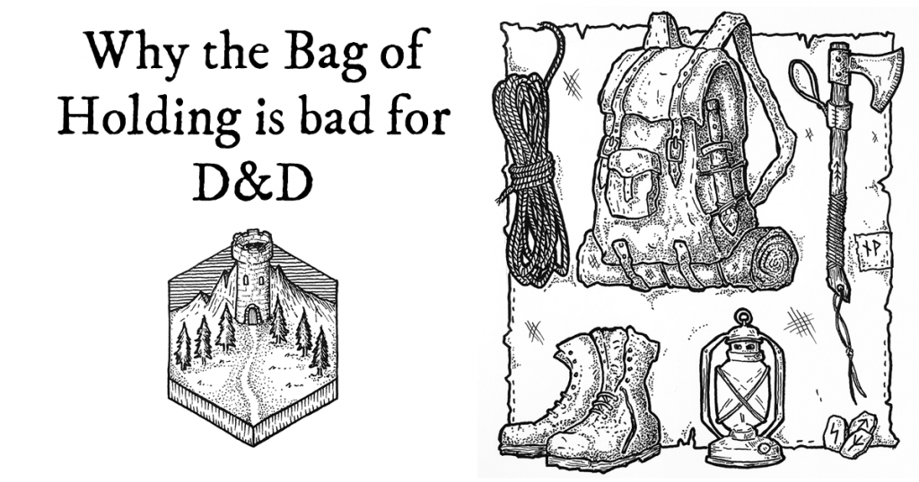 The Bag of Holding is a bad magic item for D&D Paths Peculiar