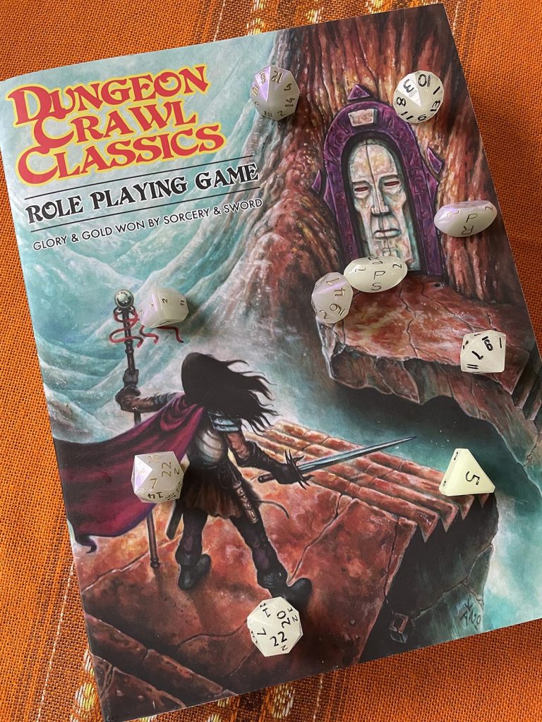 Photo of Dungeon Crawl Classics rules book