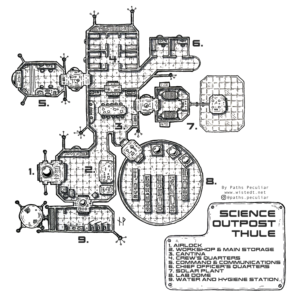 Cantina Maps Blue Prints