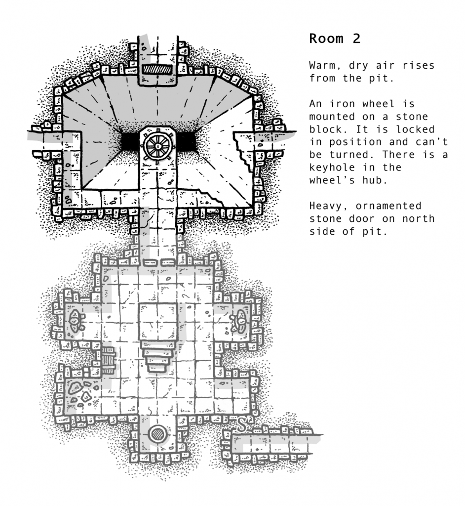 Room 2 of the Marathon dungeon.