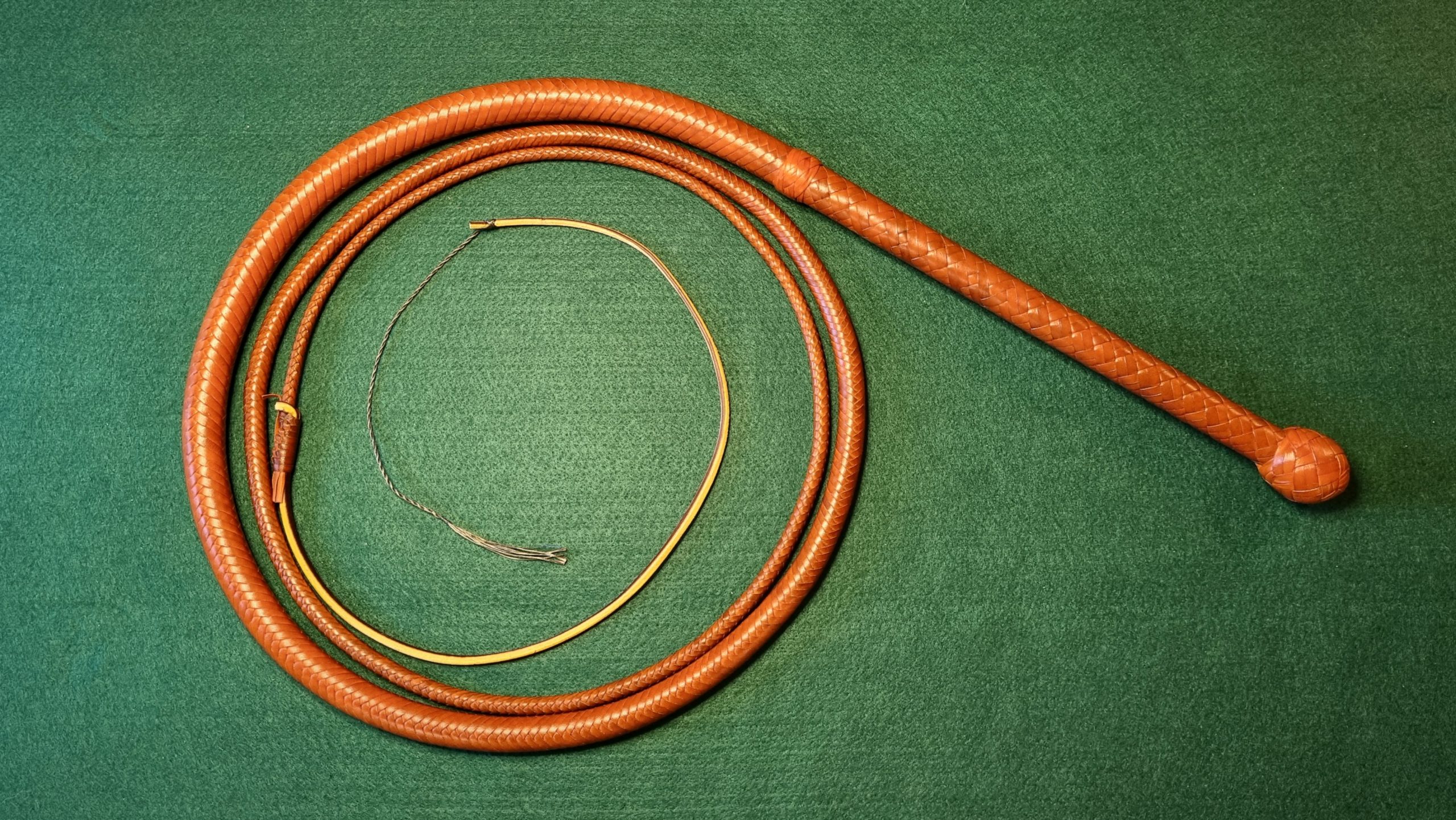 Aussie Bullwhip Kangaroo leather whip