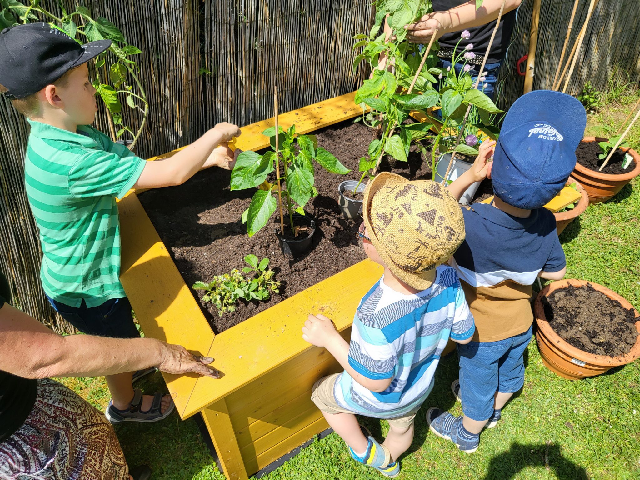 Ein Hochbeet für den Kindergarten Oberlauterbach – Markt Wolnzach