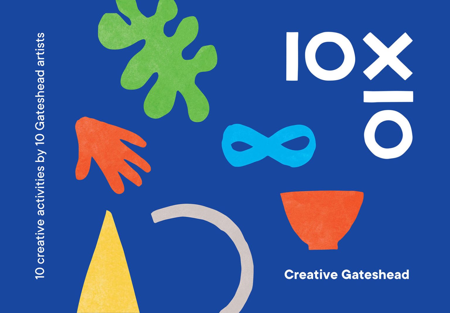 10 x 10 Creative Gateshead - identity design by Sally Pilkington