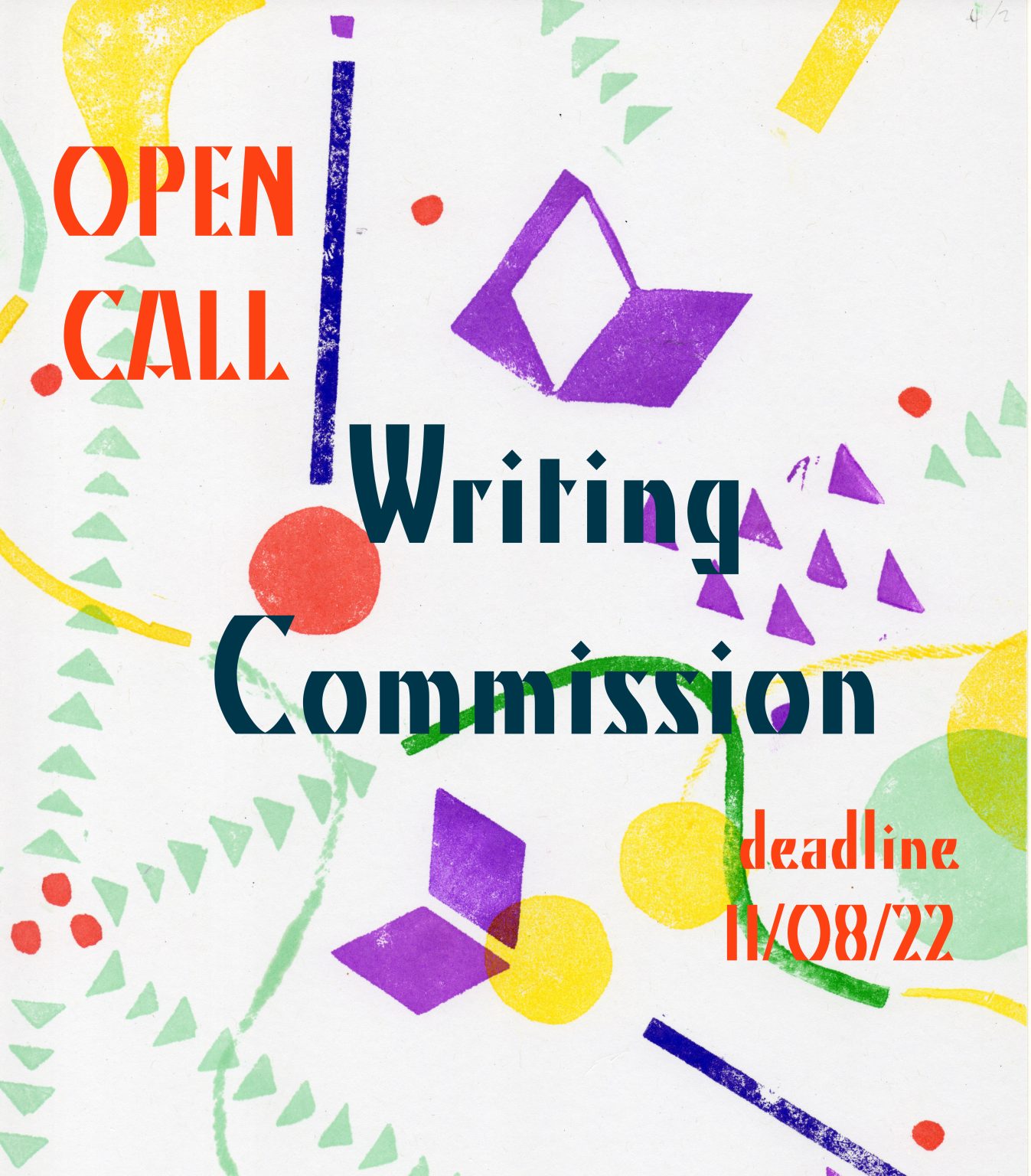 Open Call Writing Commission - deadline 11/08/22
