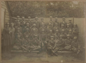 Phyllis Longbottom (nee Drayton) Back Row Second Left