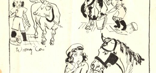 A Day with the WLA Cartoon Source: The Land Girl, May 1945, p.9.