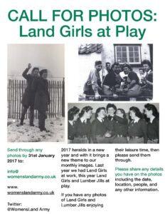 Call for Photos: Land Girls at Play