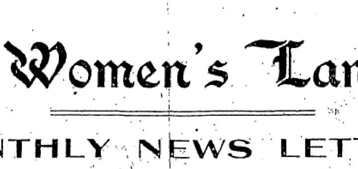 Cornwall Women's Land Army Monthly Newsletter