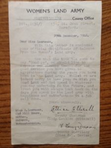 Lawrence Release Letter, December 1946