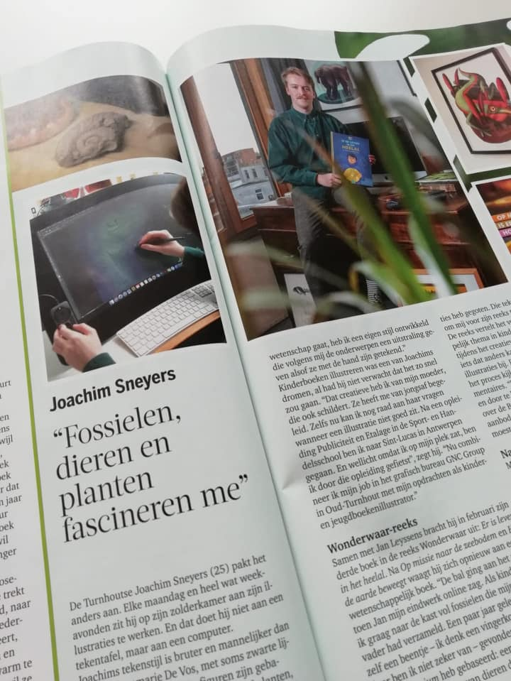 Illustrator Joachim Sneyers in het nieuws