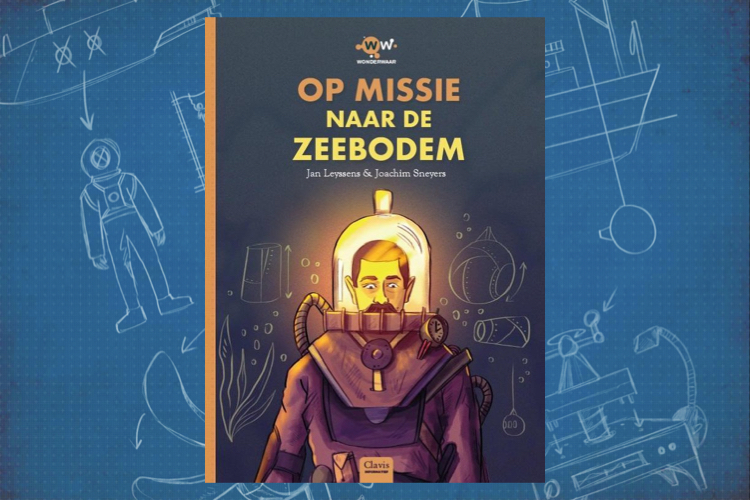 Boekcover op missie naar de zeebodem