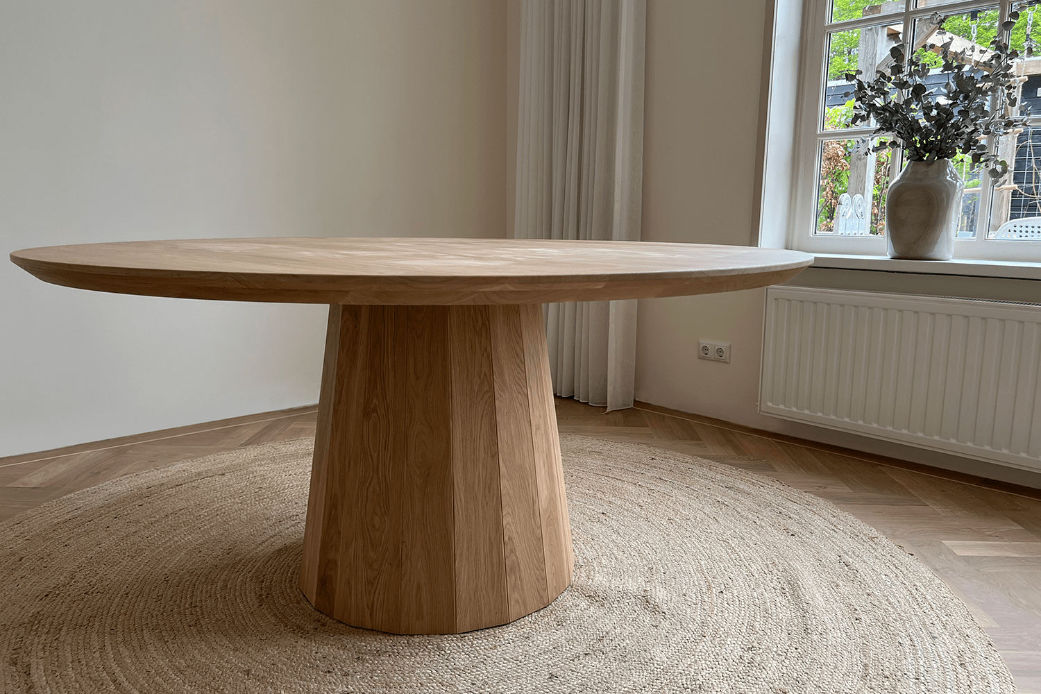 ronde eettafel licht eiken-Woodmen Natural