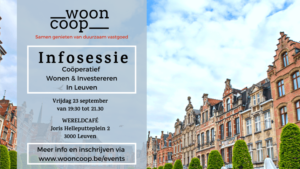 wooncoop 23 september Leuven wooncoop Infosessies fb banners